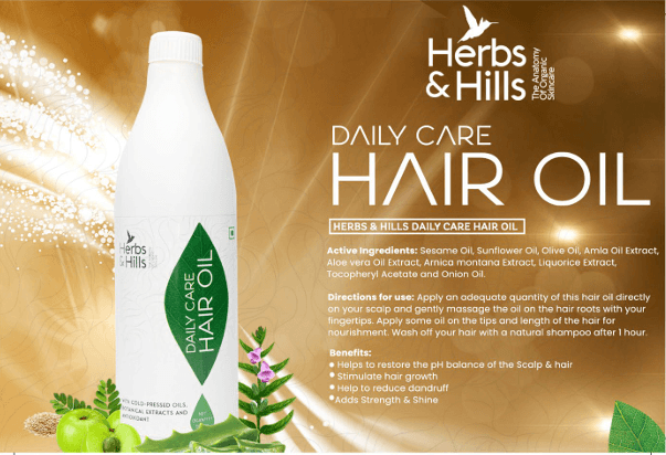 Herbs & hills Daily Care Hair Oil