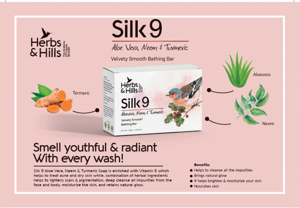 Herbs & Hills Silk9 Velvety Smooth Bathing Bar